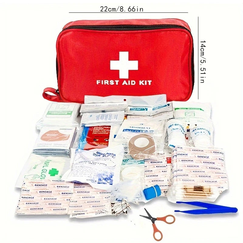 Multifunctionele EHBO-kit – Draagbare Set voor Outdoor, Nood, Hiking & Kamperen
