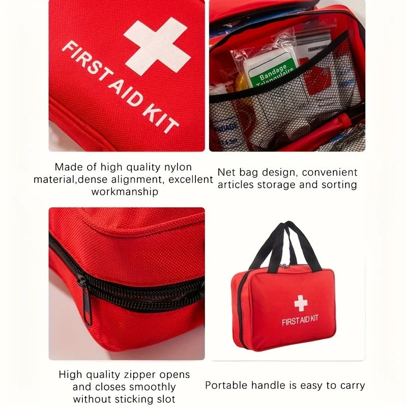 Multifunctionele EHBO-kit – Draagbare Set voor Outdoor, Nood, Hiking & Kamperen