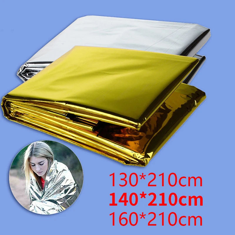 Nooddeken – Wind- & Waterdichte Isolatiedeken voor Outdoor, EHBO & Redding