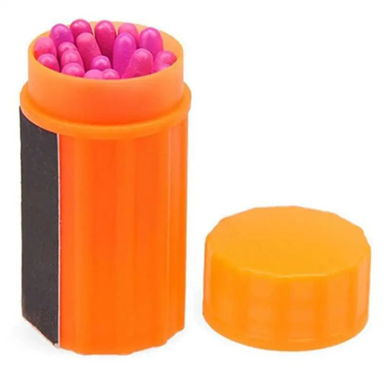 Wind- & Waterdichte Outdoor Lucifers – 20-delige Survival Kit met Opbergdoosje