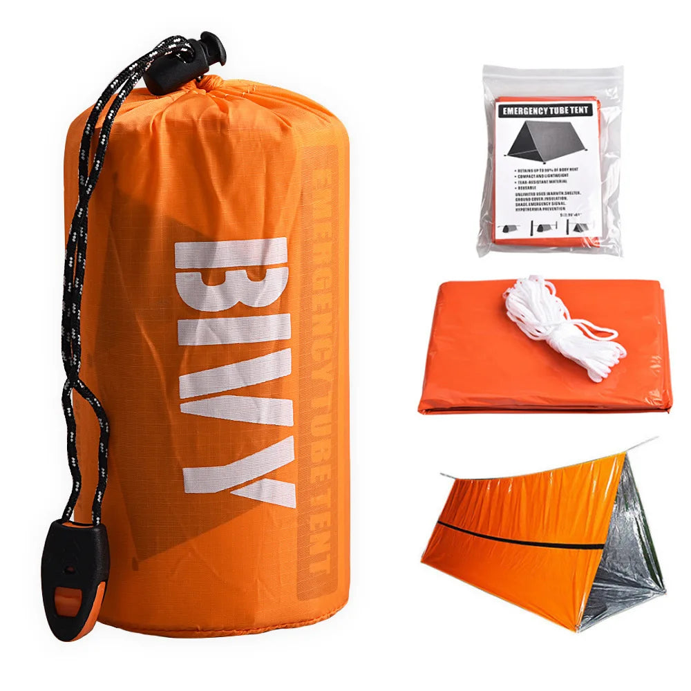 Noodtent 2-Persoons – Waterdichte Bivy Survival Shelter