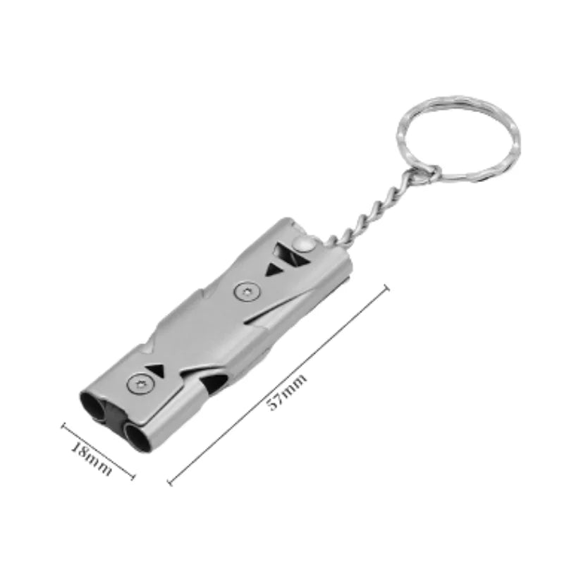 Noodfluit van RVS – Hoge Frequentie voor Outdoor, Redding & Survival