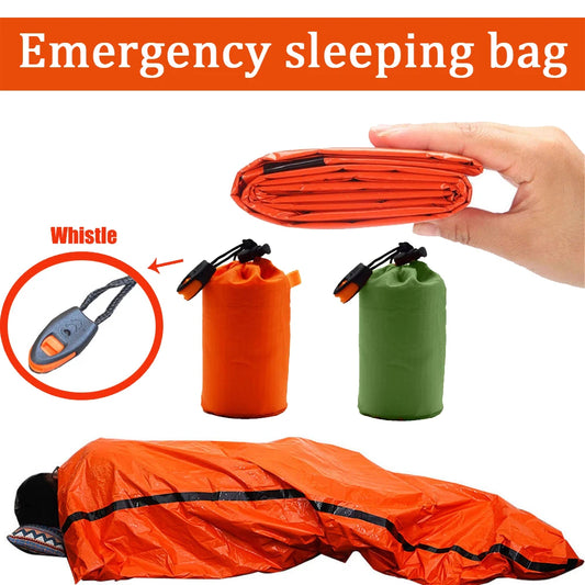 Waterdichte Nood-Slaapzak – Thermische Survival Zak voor Outdoor, Kamperen & EHBO