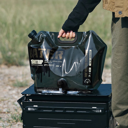 Opvouwbare Camping Waterzak 8L – Draagbare Watercontainer met Kraantje, Lekvrij & Multifunctioneel