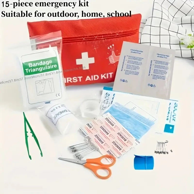 Multifunctionele EHBO-kit – Draagbare Set voor Outdoor, Nood, Hiking & Kamperen