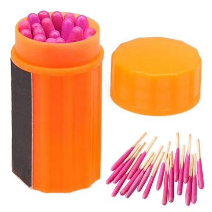 Wind- & Waterdichte Outdoor Lucifers – 20-delige Survival Kit met Opbergdoosje