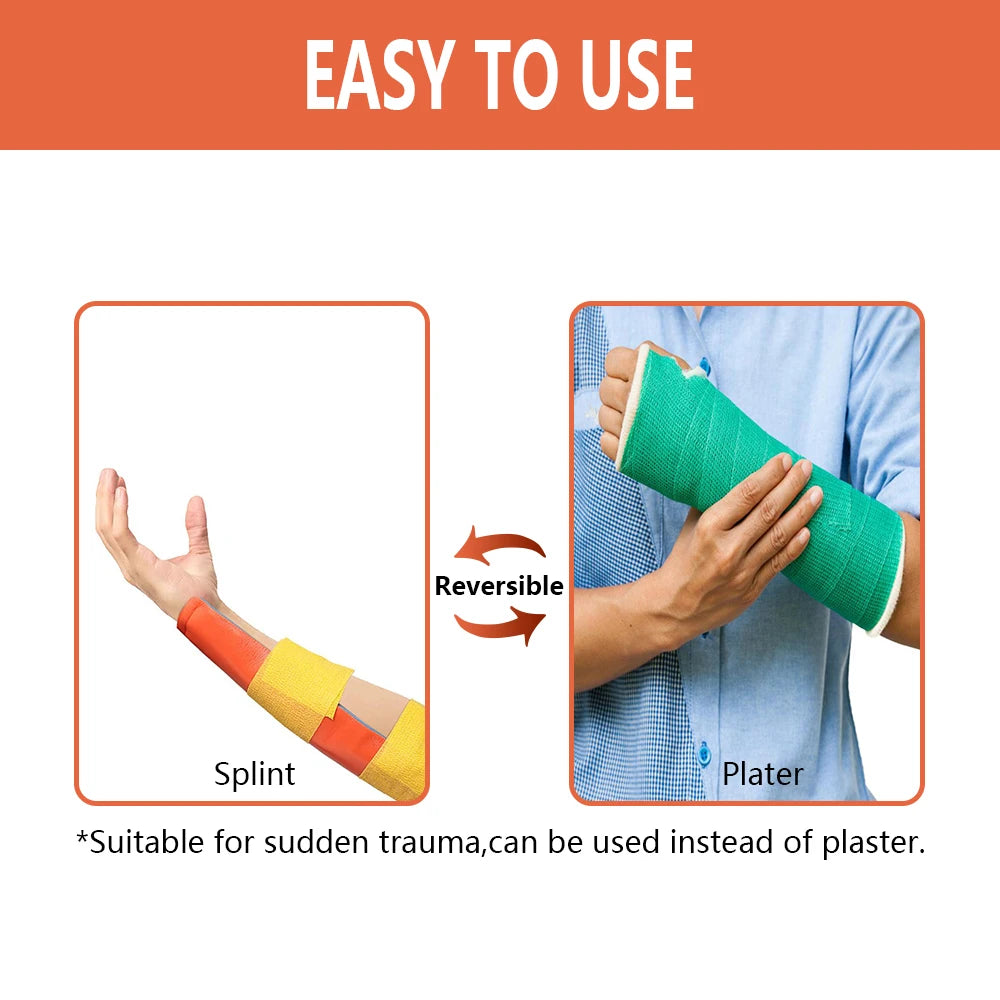 Nood Aluminium Spalk voor Eerste Hulp – Medische Fixatie voor Botbreuken en Letsels