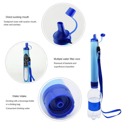 Draagbare Outdoor Waterfilter – Geschikt voor Kamperen, Hiking & Noodsituaties